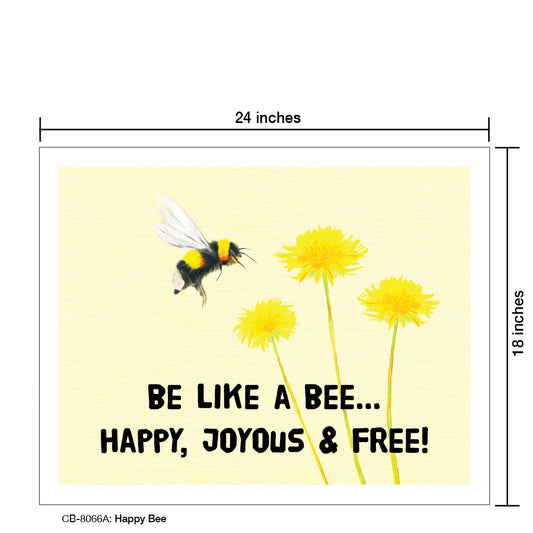 Happy Bee, Card Board (8066A)