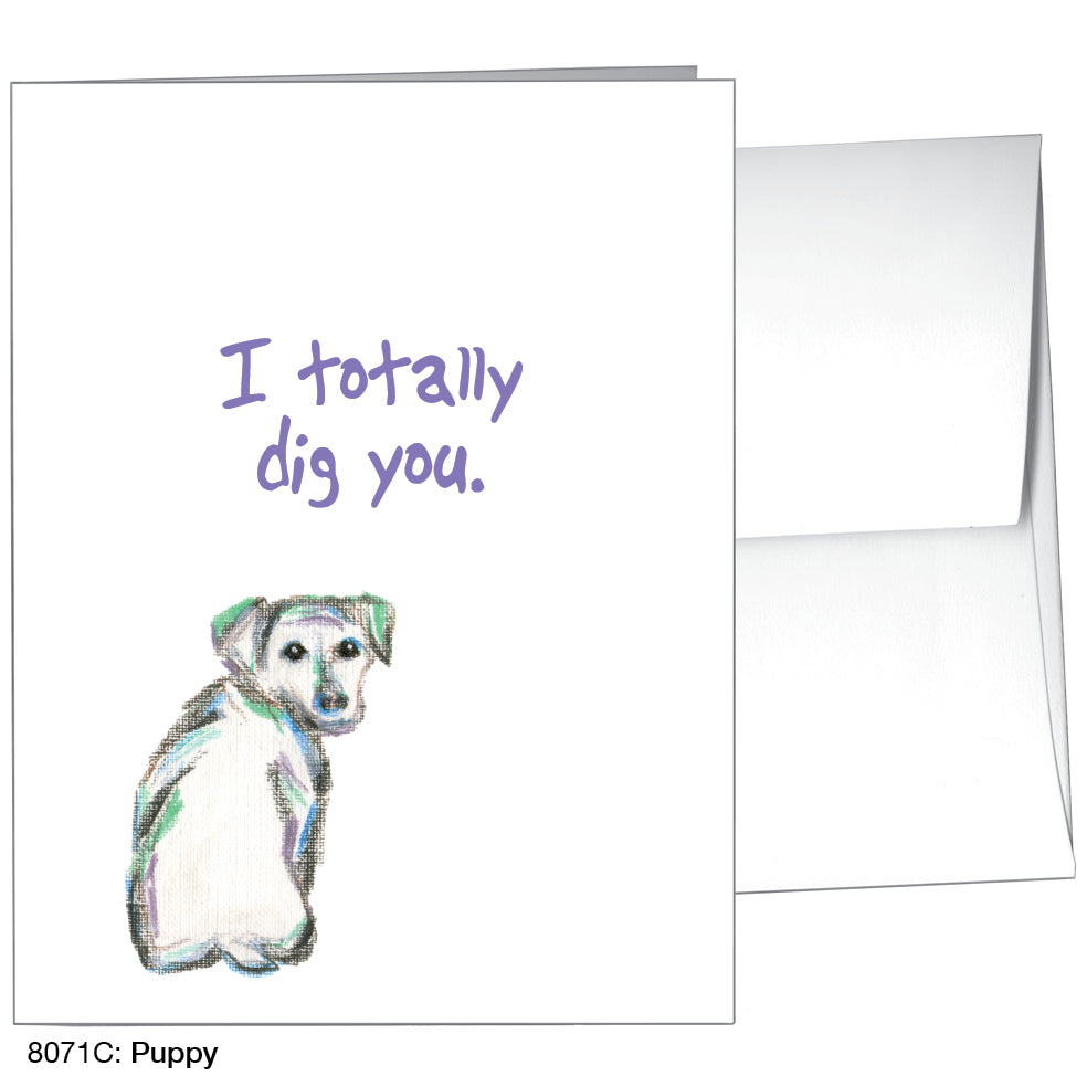 Puppy, Greeting Card (8071C)