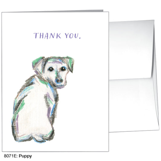 Puppy, Greeting Card (8071E)