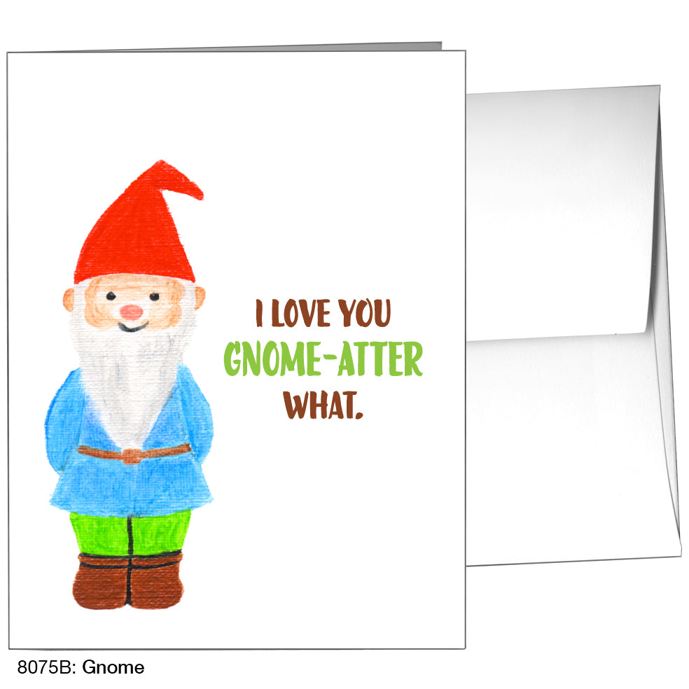 Gnome, Greeting Card (8075B)