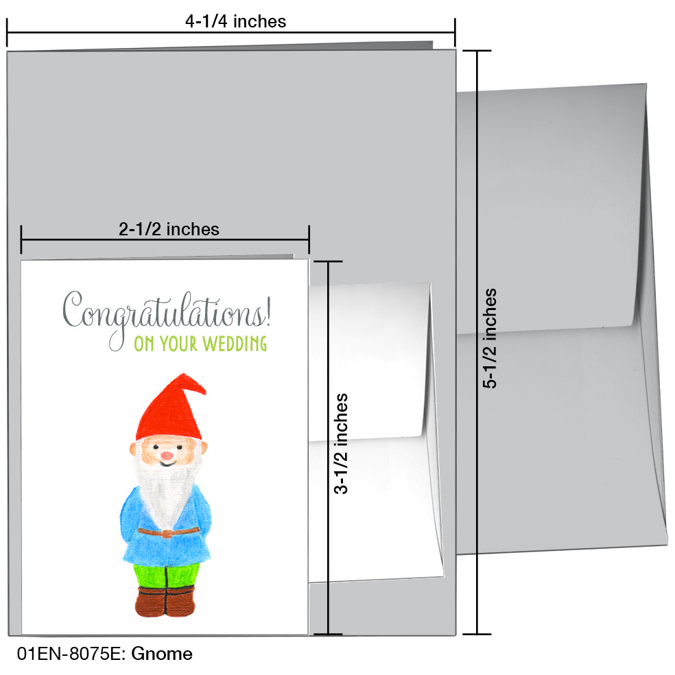 Gnome, Greeting Card (8075E)