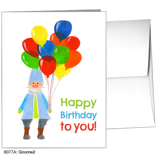Gnome2, Greeting Card (8077A)