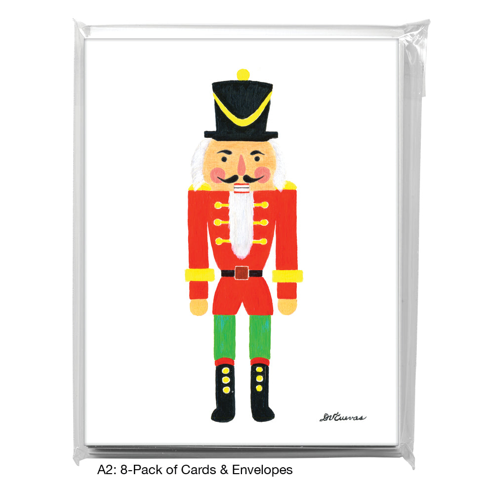 Nutcracker In Red, Greeting Card (8079)