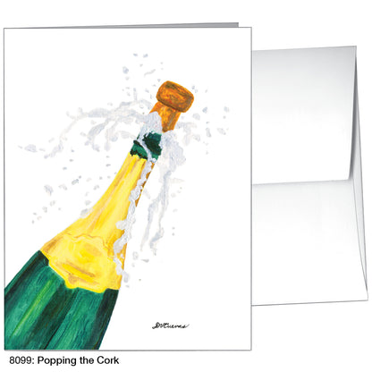Popping The Cork, Greeting Card (8099)