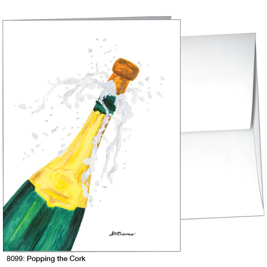 Popping The Cork, Greeting Card (8099)