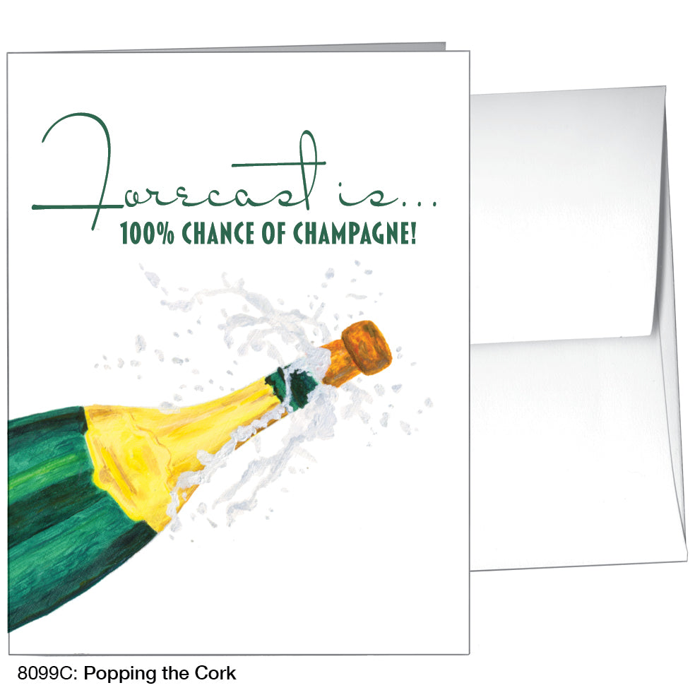 Popping The Cork, Greeting Card (8099C)