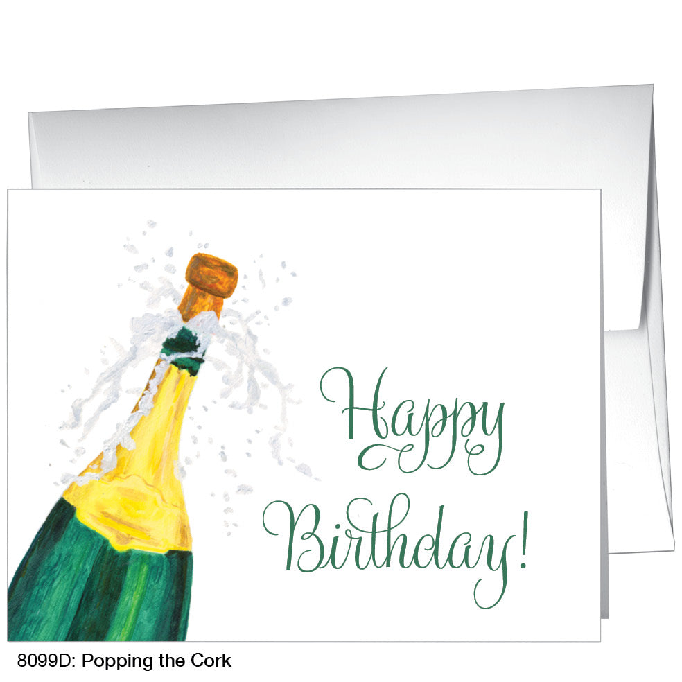 Popping The Cork, Greeting Card (8099D)