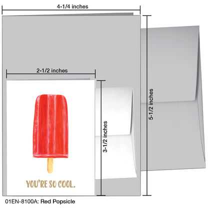 Red Popsicle, Greeting Card (8100A)