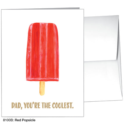 Red Popsicle, Greeting Card (8100B)