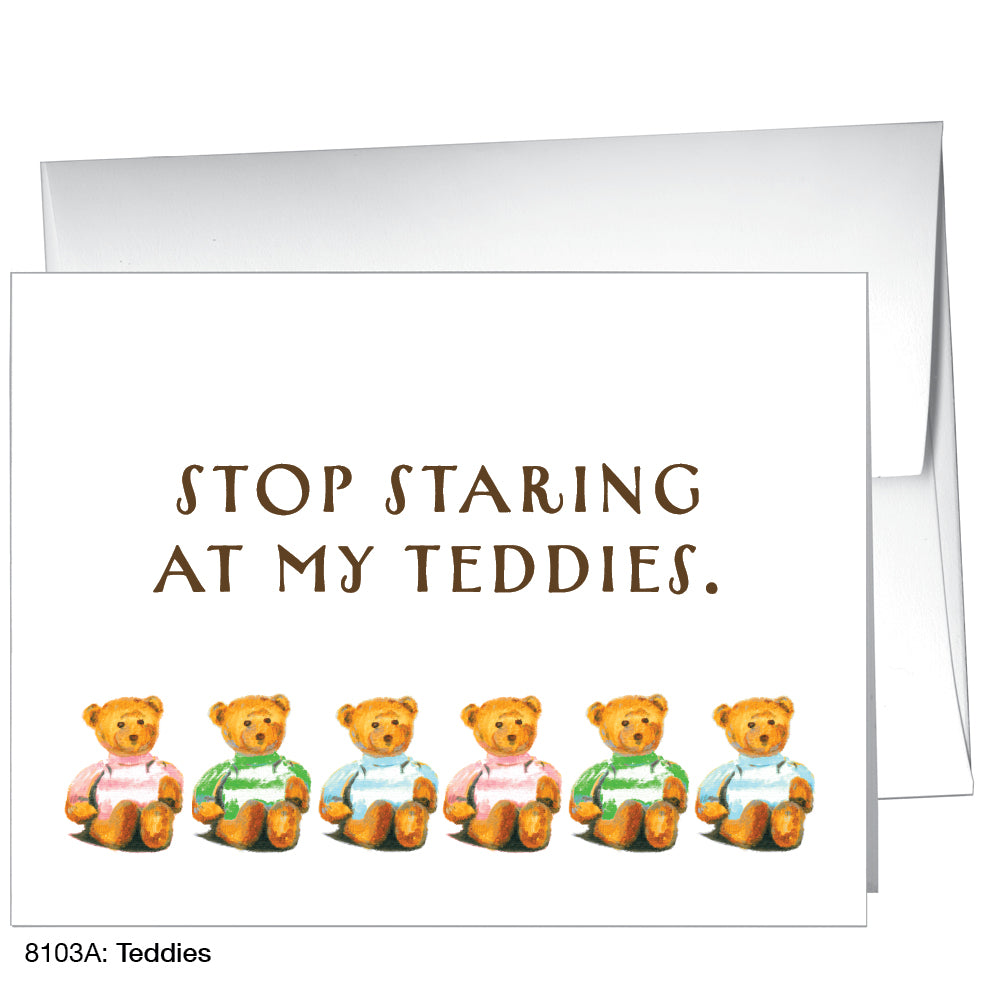 Teddies, Greeting Card (8103A)