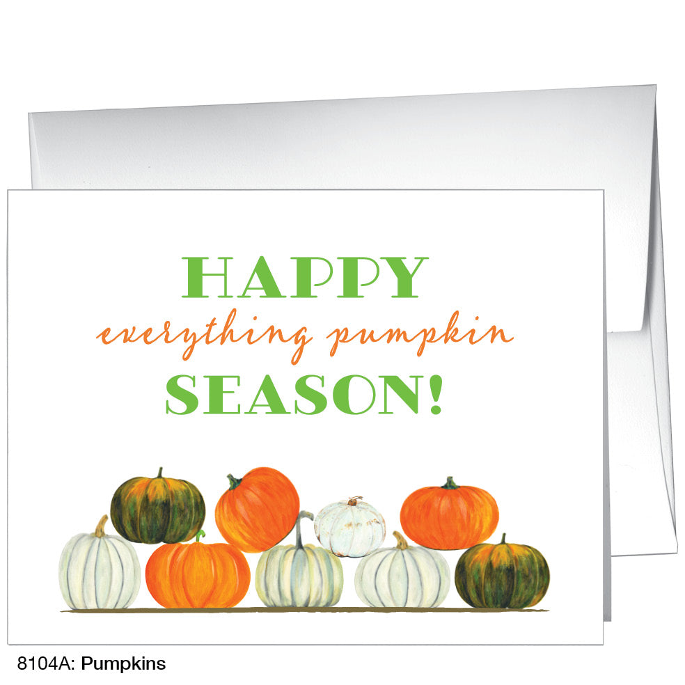 Pumpkins, Greeting Card (8104A)