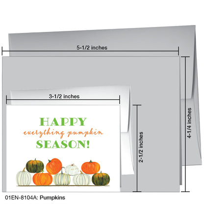 Pumpkins, Greeting Card (8104A)