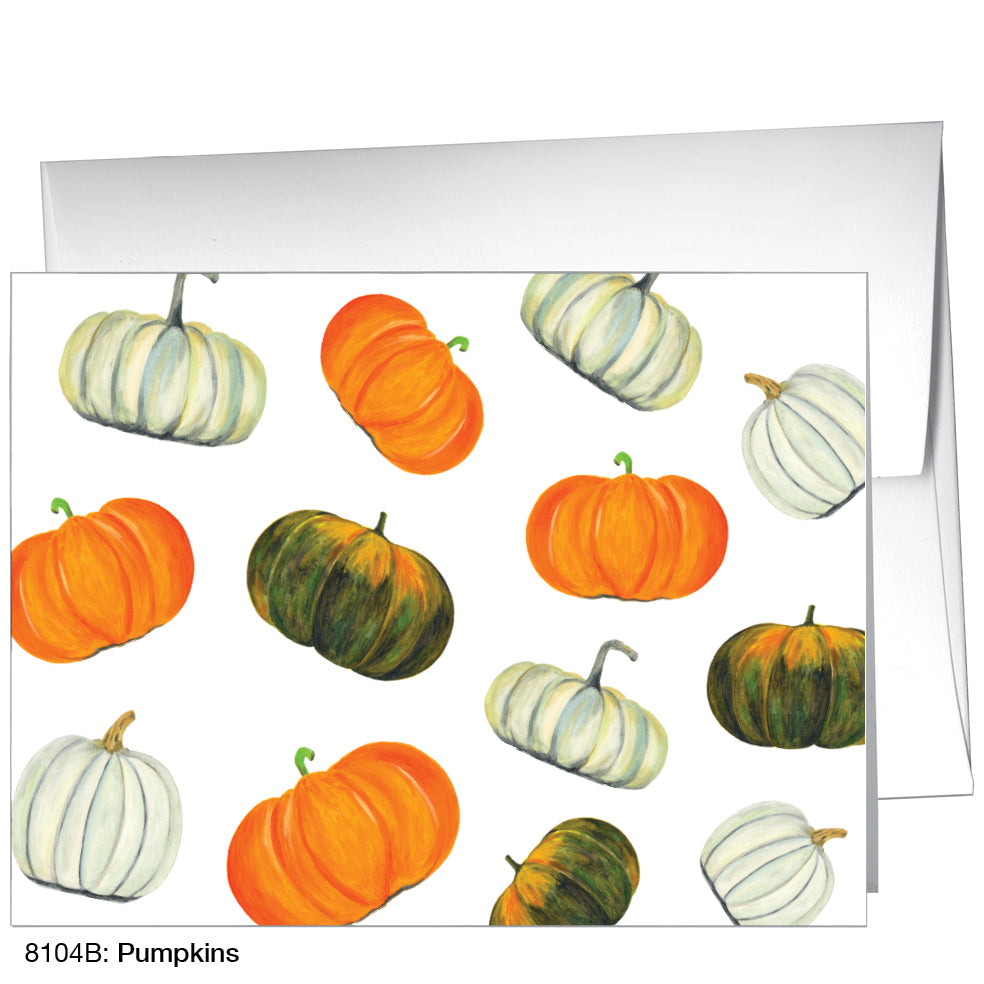 Pumpkins, Greeting Card (8104B)