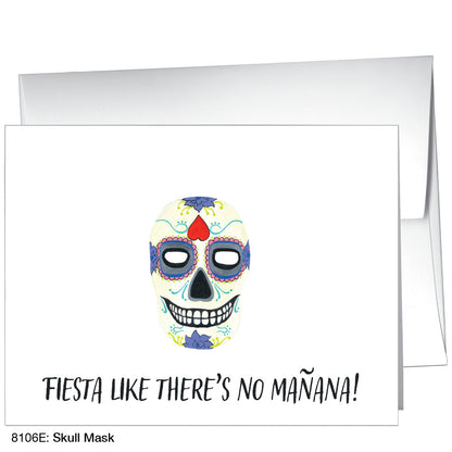 Skull Mask, Greeting Card (8106E)