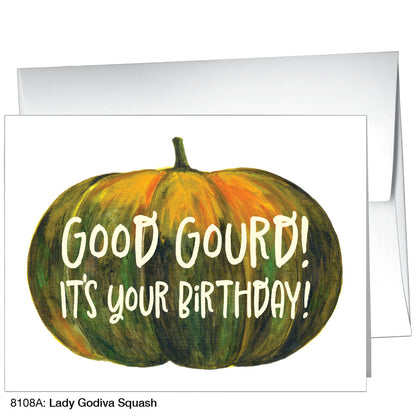 Lady Godiva Squash, Greeting Card (8108A)