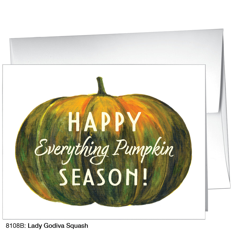 Lady Godiva Squash, Greeting Card (8108B)