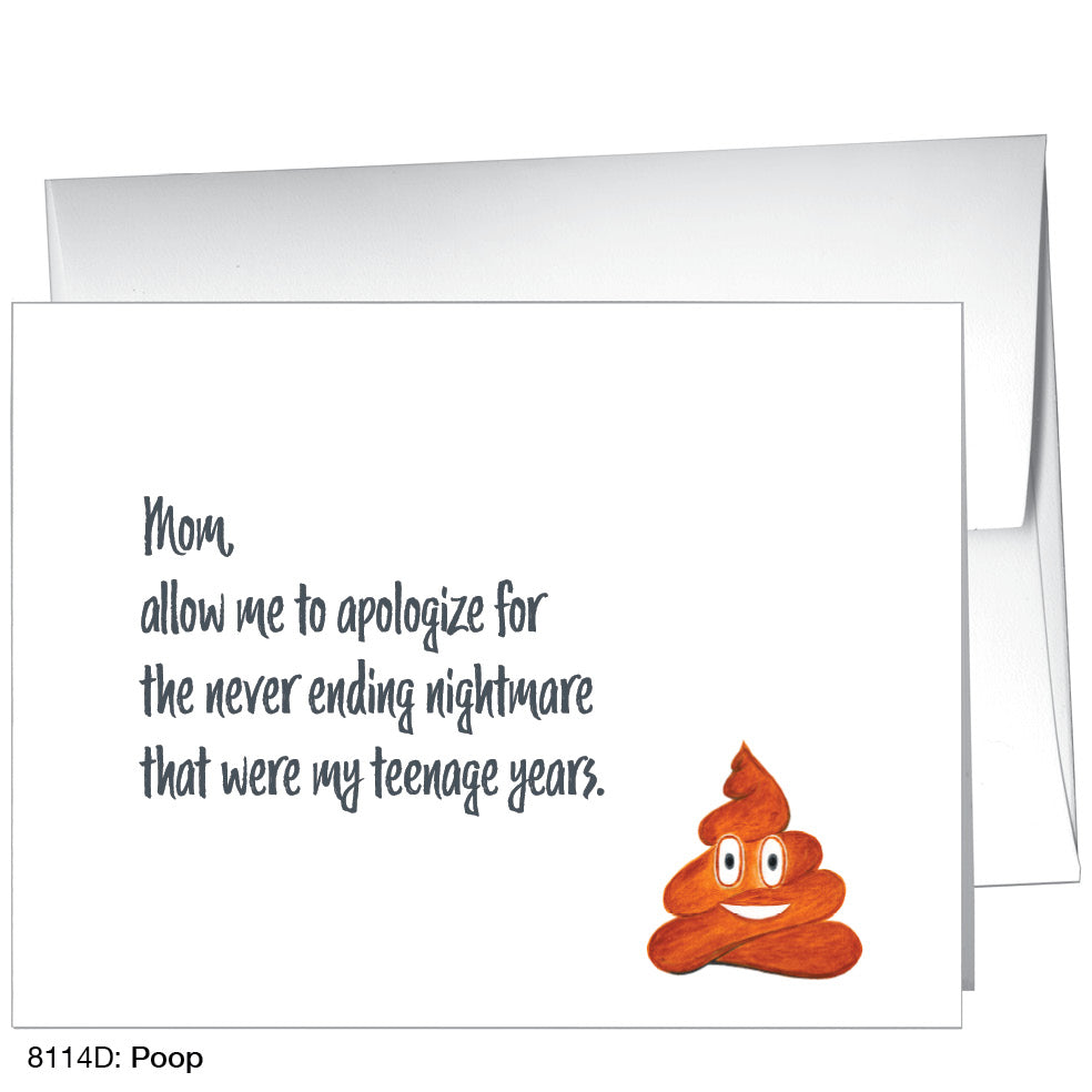 Poop, Greeting Card (8114D)
