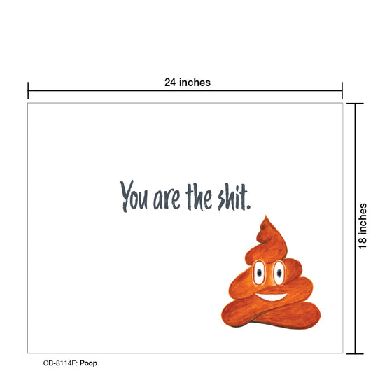 Poop, Card Board (8114F)