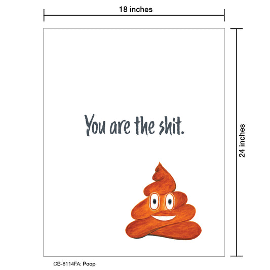 Poop, Card Board (8114FA)