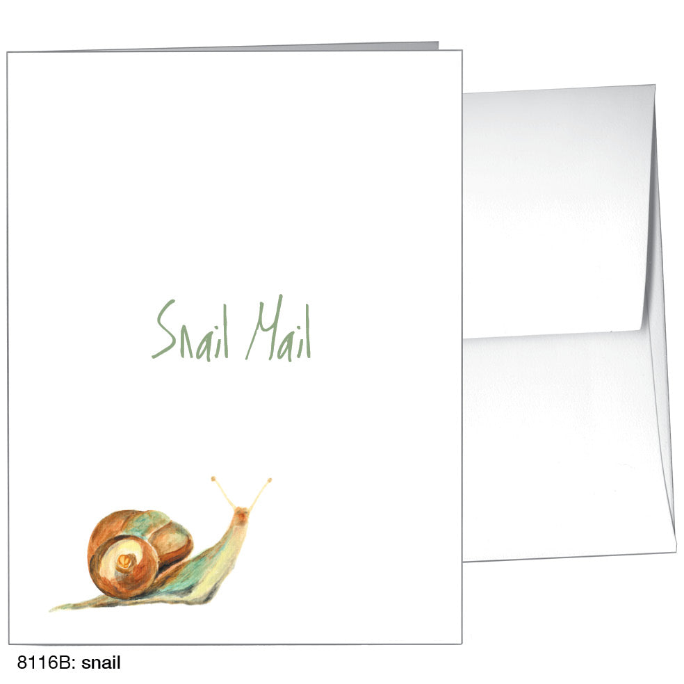 Snail, Greeting Card (8116B)
