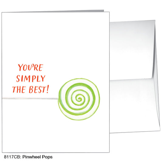 Pinwheel Pops, Greeting Card (8117CB)
