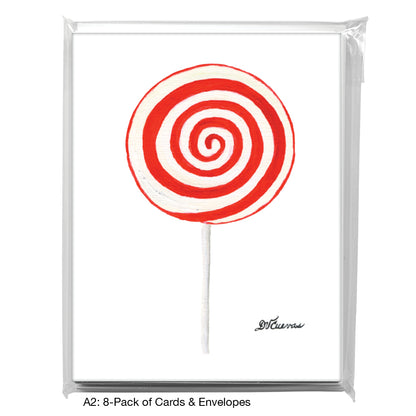 Pinwheel Pops, Greeting Card (8117D)