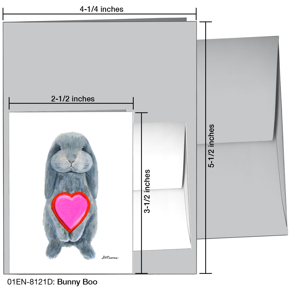 Bunny Boo, Greeting Card (8121D)