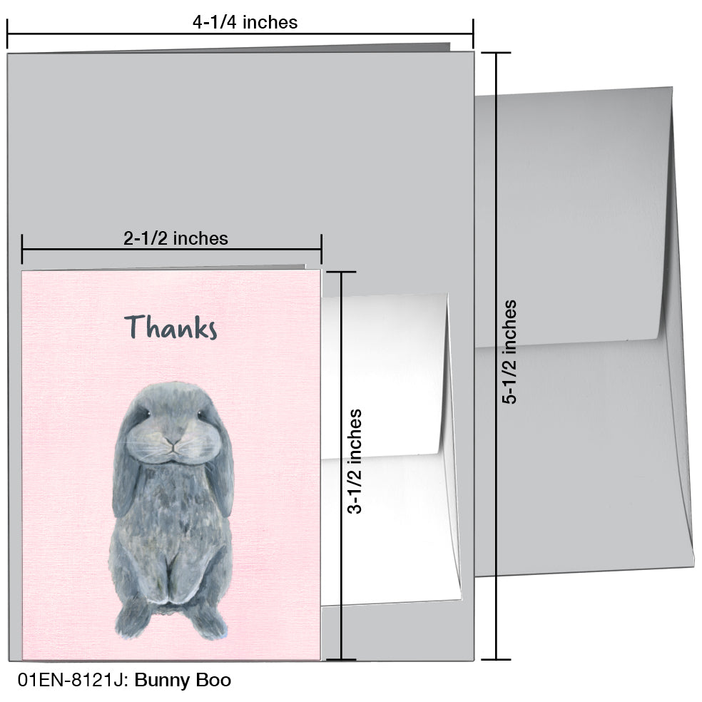 Bunny Boo, Greeting Card (8121J)