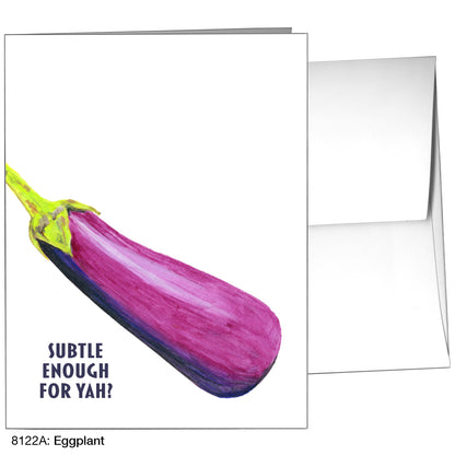 Eggplant, Greeting Card (8122A)