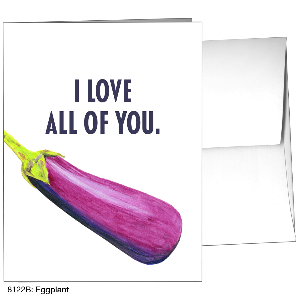 Eggplant, Greeting Card (8122B)