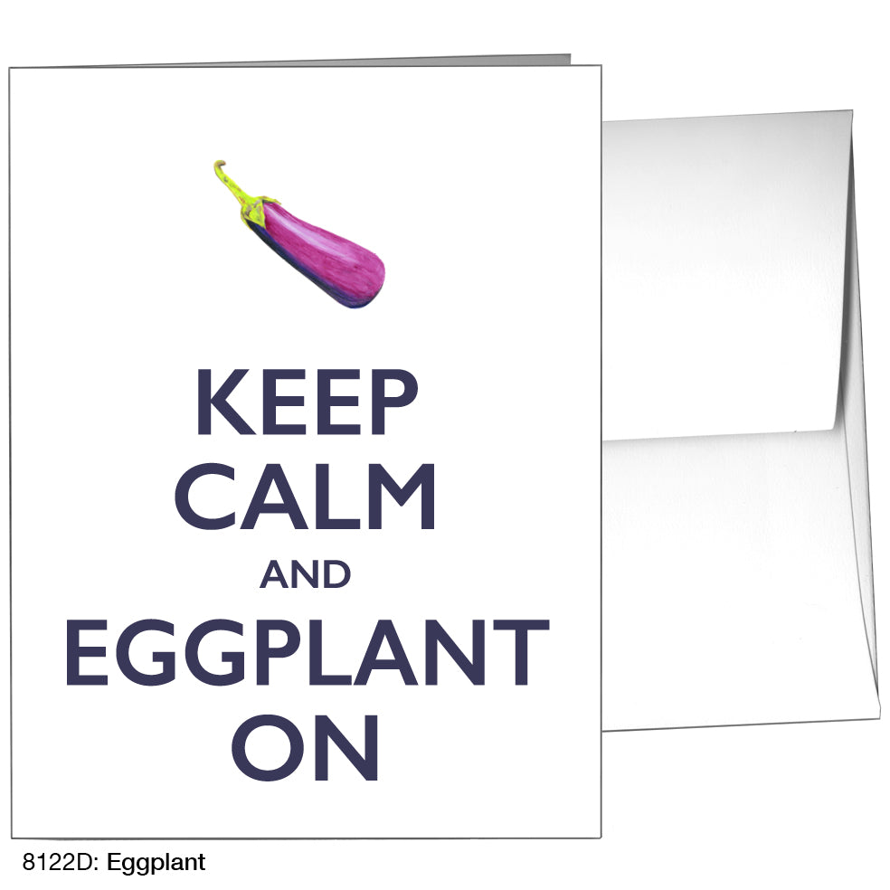 Eggplant, Greeting Card (8122D)