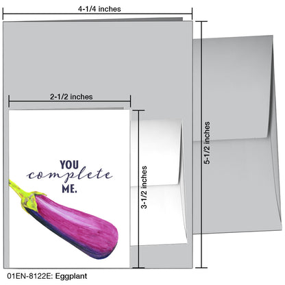 Eggplant, Greeting Card (8122E)