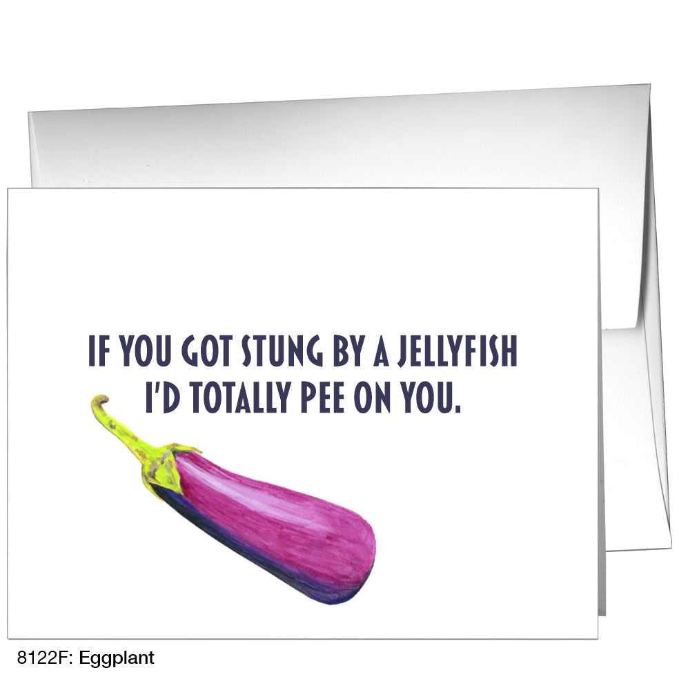Eggplant, Greeting Card (8122F)