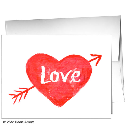 Heart Arrow, Greeting Card (8125A)