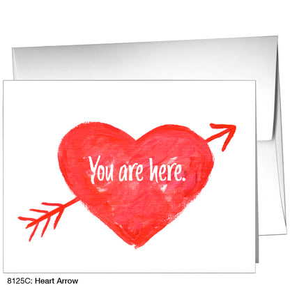 Heart Arrow, Greeting Card (8125C)