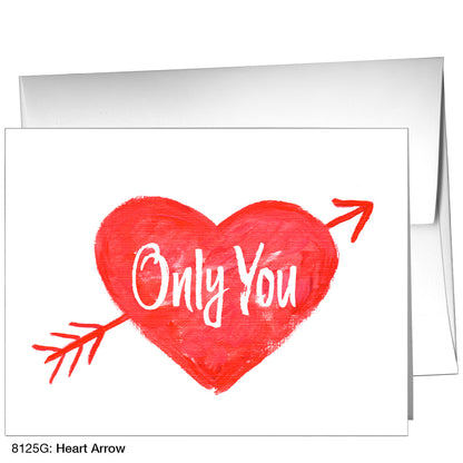 Heart Arrow, Greeting Card (8125G)