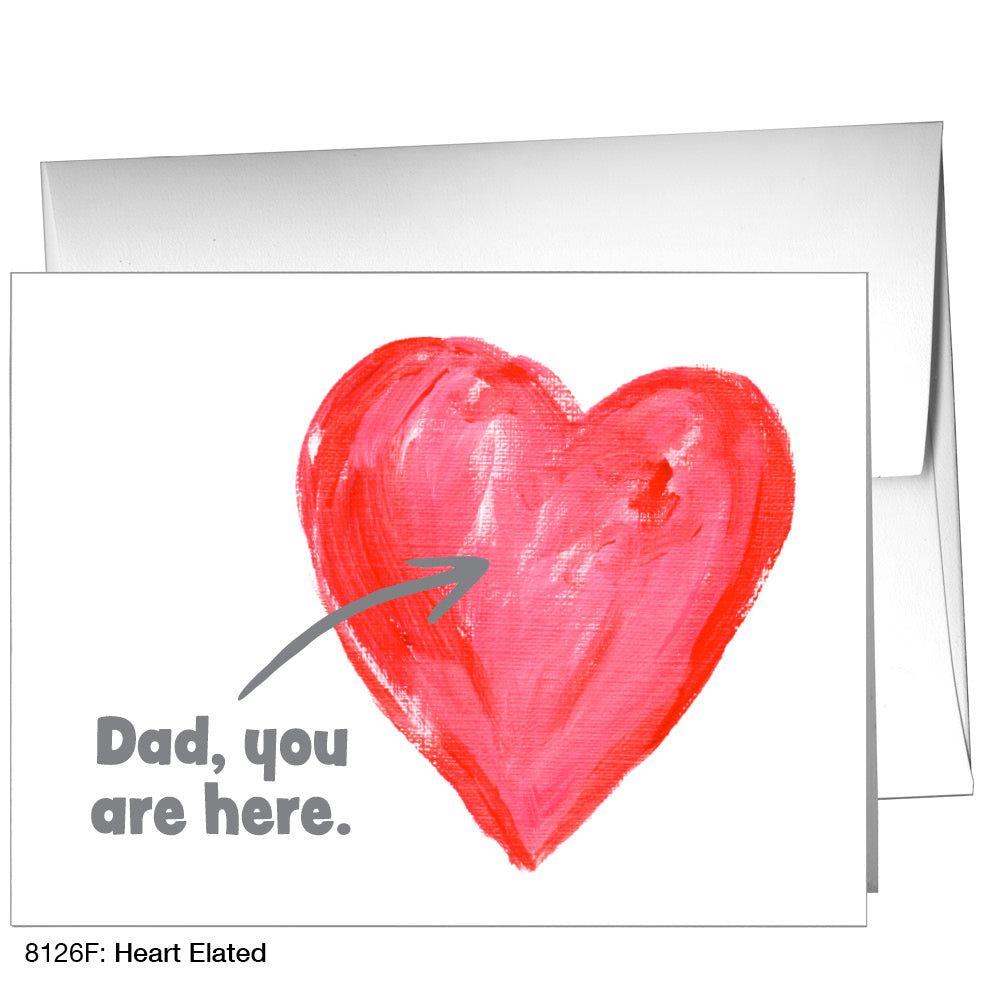 Heart Elated, Greeting Card (8126F)