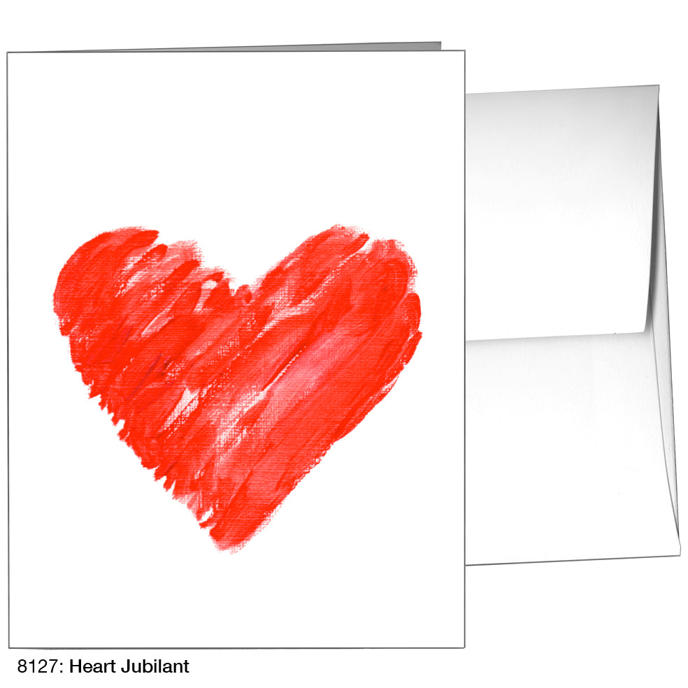 Heart Jubilant, Greeting Card (8127)