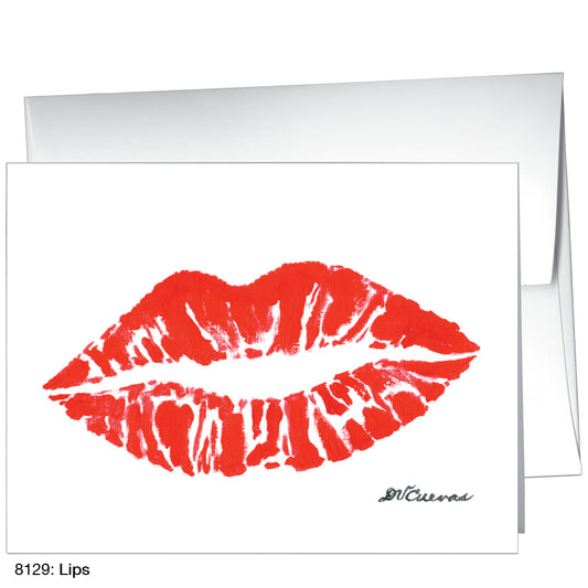 Lips, Greeting Card (8129)