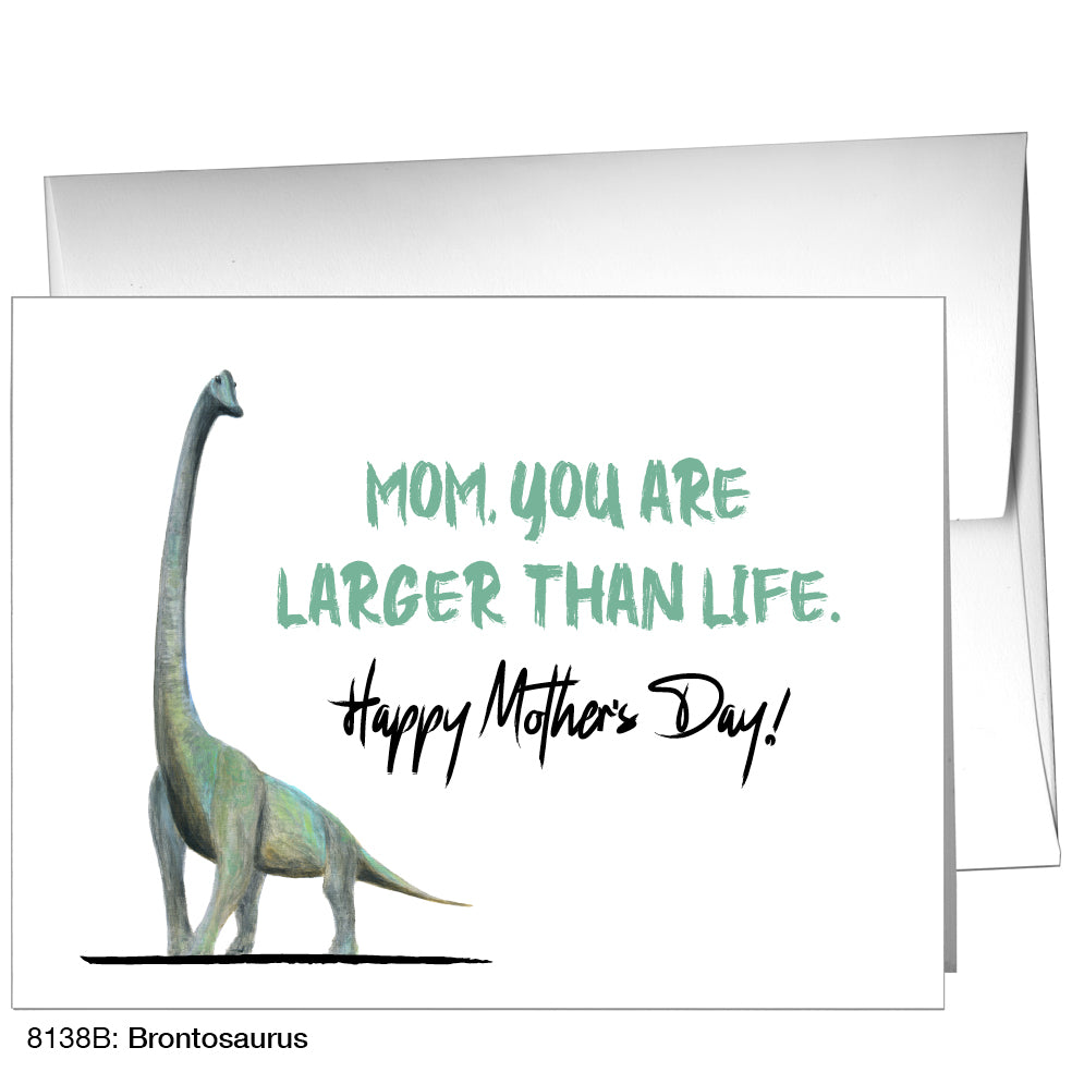 Brontosaurus, Greeting Card (8138B)