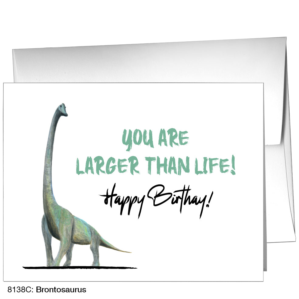 Brontosaurus, Greeting Card (8138C)