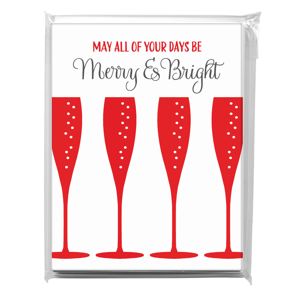Champagne - Red, Greeting Card (8141B)