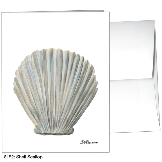 Shell Scallop, Greeting Card (8152)
