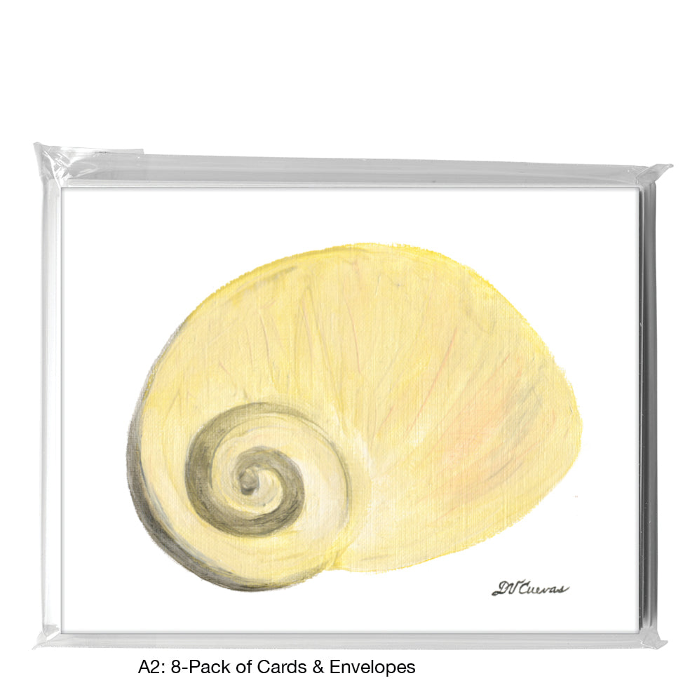 Pair Of Sea Shells, Greeting Card (8153A)