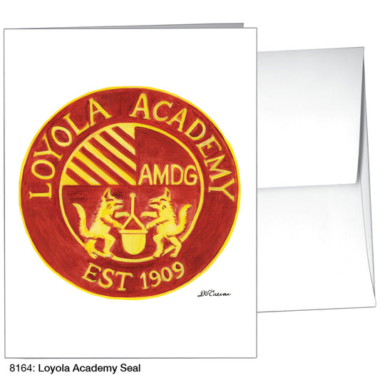 Loyola Academy Seal, Chicago, Greeting Card (8164)