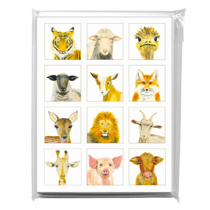 All Of Us Animals, Greeting Card (8208)
