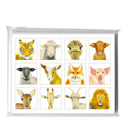 All Of Us Animals, Greeting Card (8208B)
