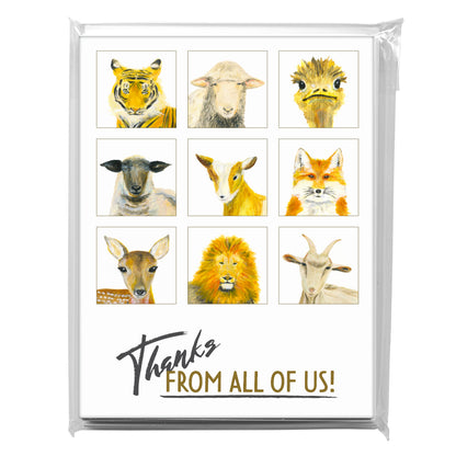 All Of Us Animals, Greeting Card (8208C)