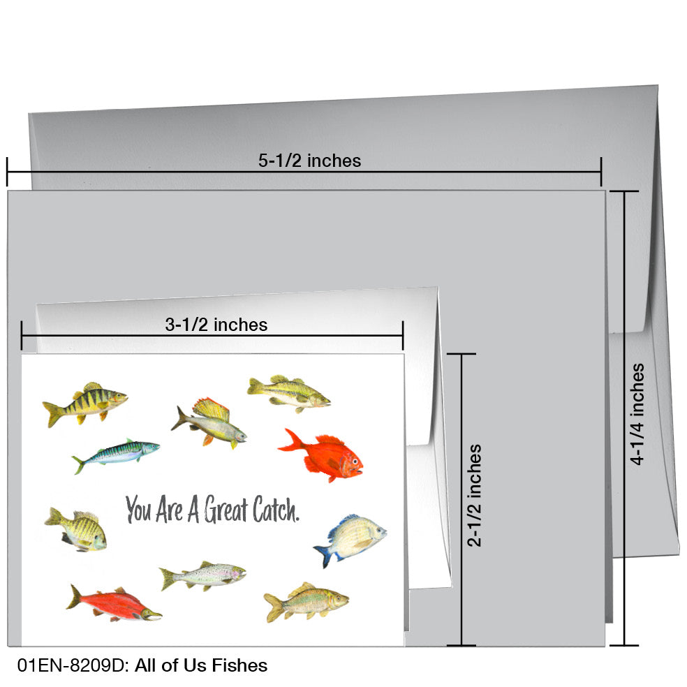 All Of Us Fishes, Greeting Card (8209D)