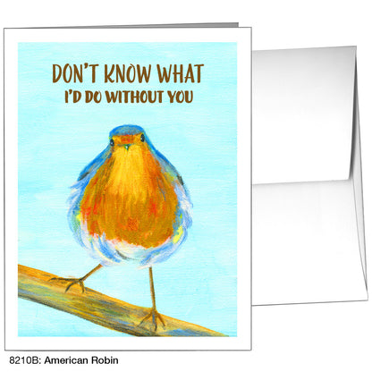 American Robin, Greeting Card (8210B)